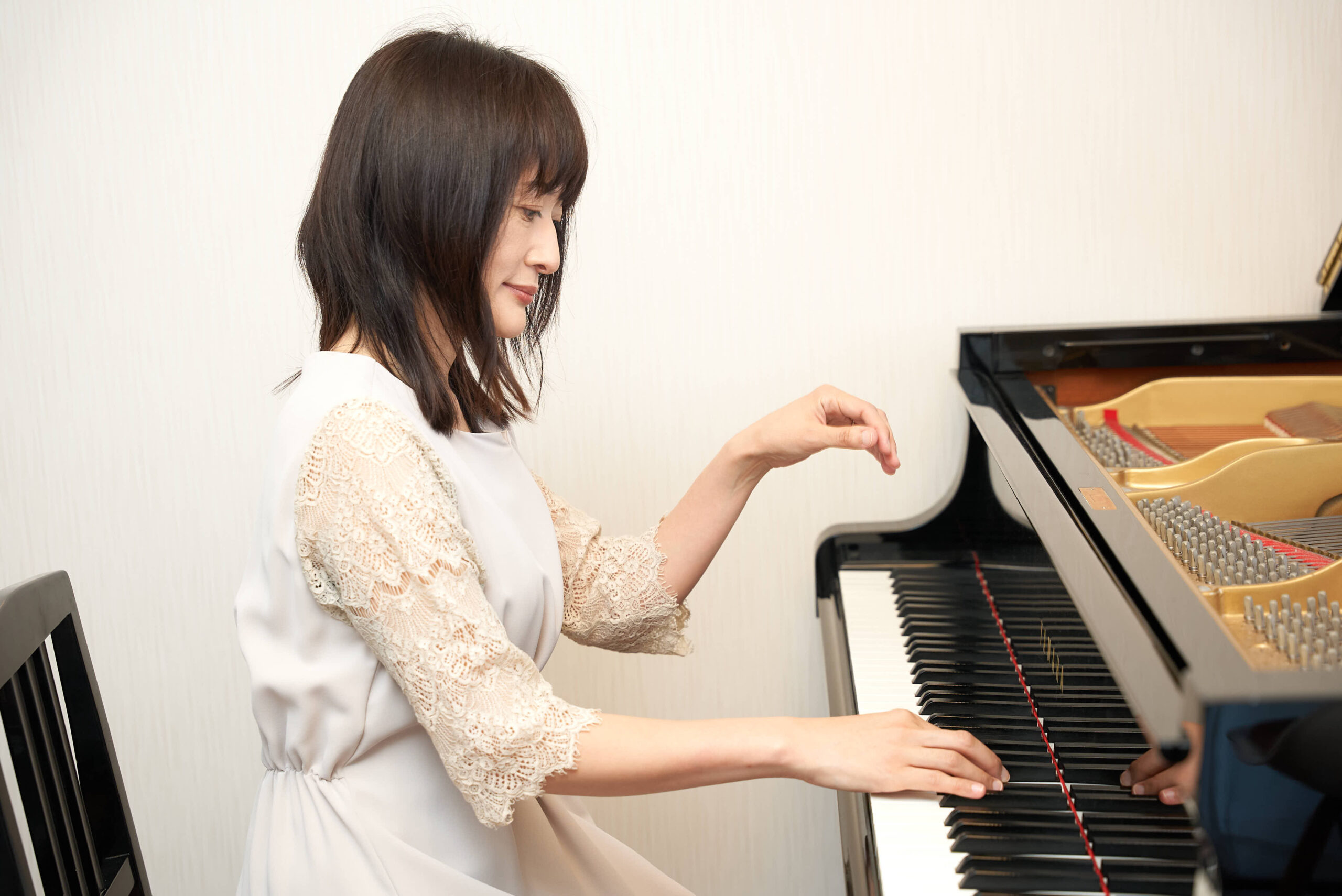 関根梨美ピアノ教室のレッスン風景